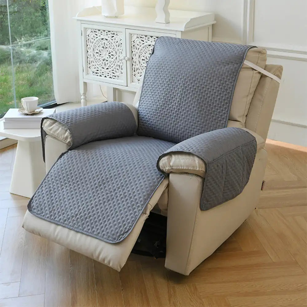 Water-Repellent Solid Color Recliner Chair Cover with Elastic Straps – Couch Cover (vi… | Petix pet supplies for dogs and cats