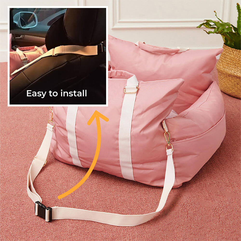 Waterproof ISOFIX Dog Car Seat Bed with LATCH System - First Class – Dog Car Seat (vie… | Petix pet supplies for dogs and cats