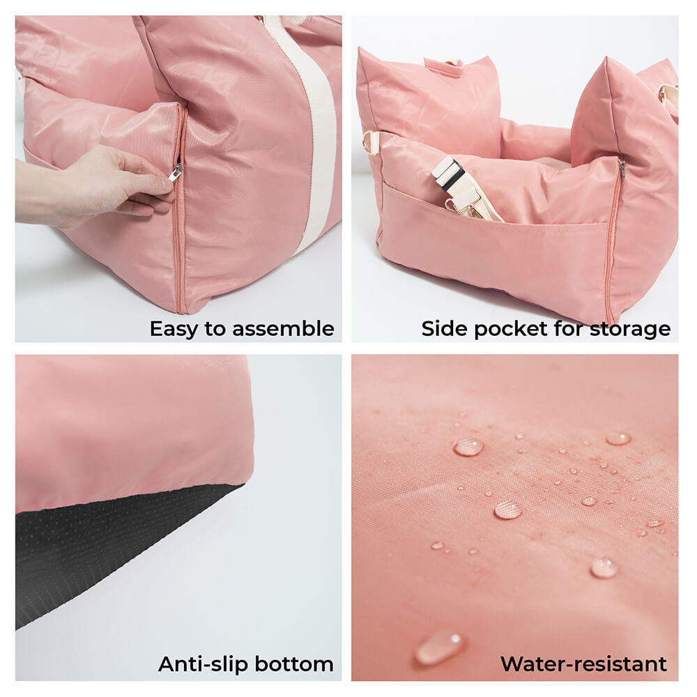 Waterproof ISOFIX Dog Car Seat Bed with LATCH System - First Class – Dog Car Seat (vie… | Petix pet supplies for dogs and cats