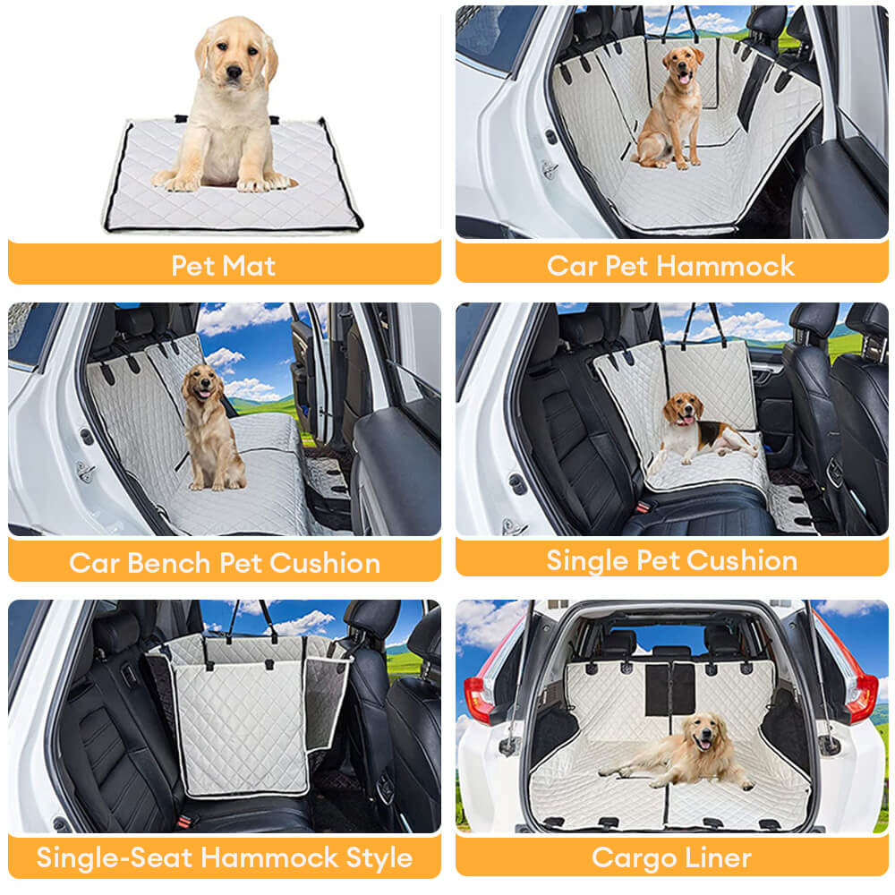 Waterproof Multi-Use Car Dog Seat Cover – Convertible Back Seat Protector for Pets – D… | Petix pet supplies for dogs and cats