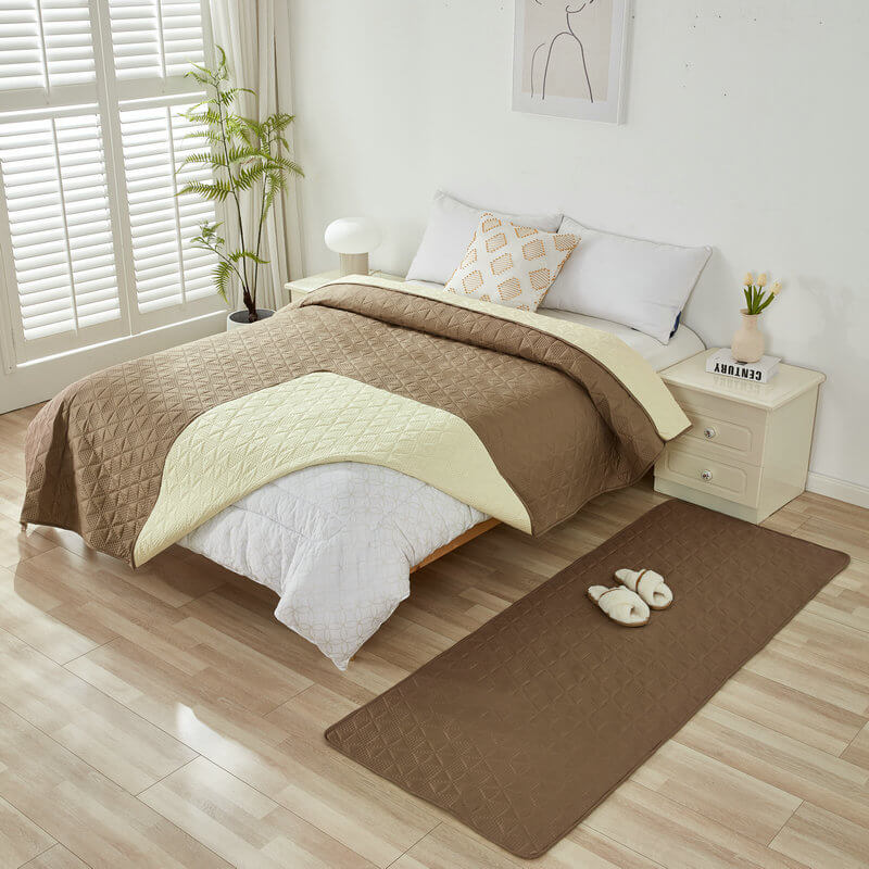 Waterproof Non-Slip Geometric Embossed Multi-Purpose Pet Mat Mattress Protector – Bedd… | Petix pet supplies for dogs and cats