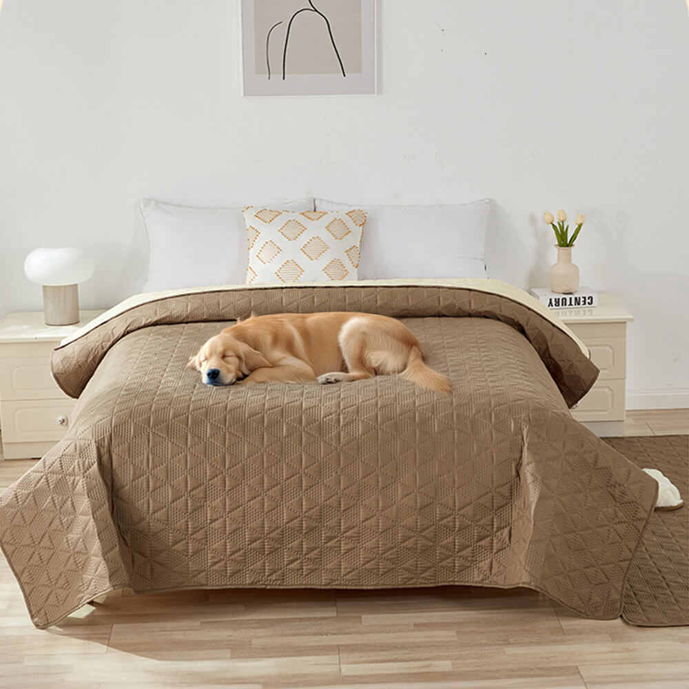 Waterproof Non-Slip Geometric Embossed Multi-Purpose Pet Mat Mattress Protector – Bedd… | Petix pet supplies for dogs and cats