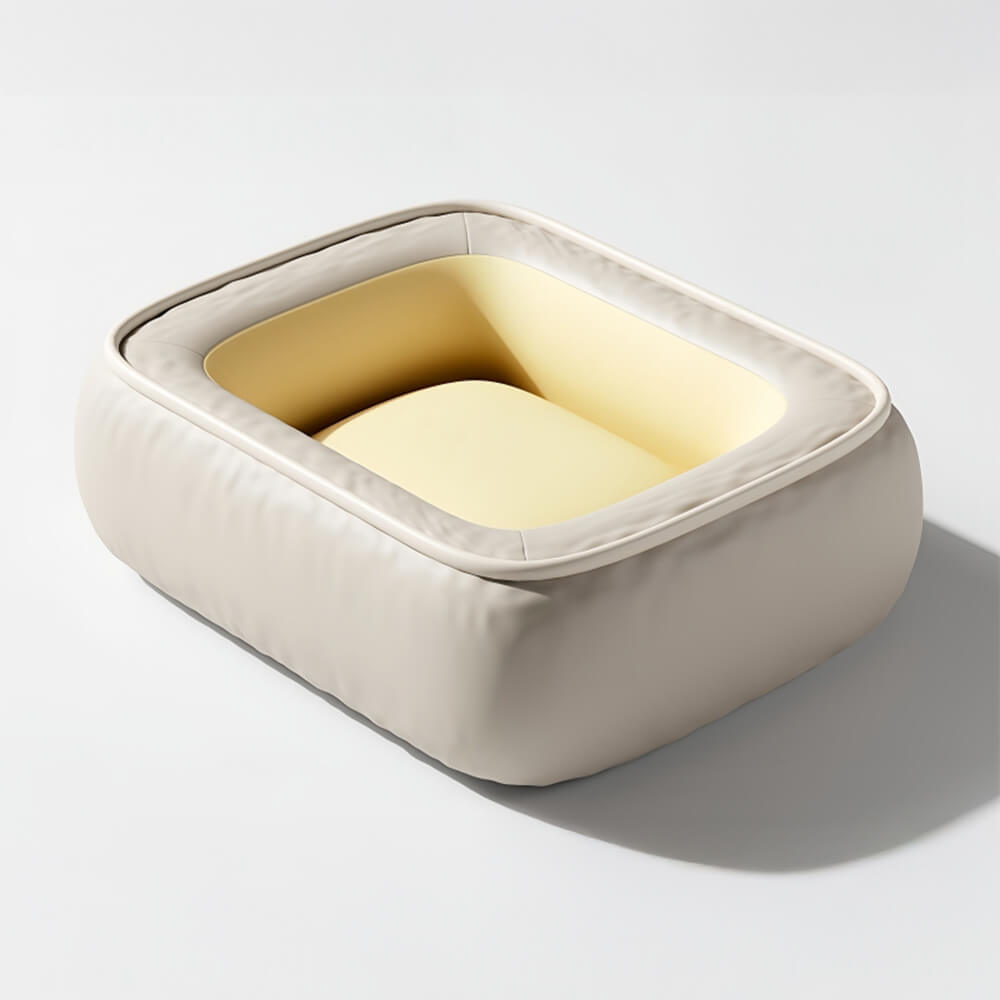 Waterproof Non-stick PU Leather Scratch-resistant Full Support Dog Bed – Dog Beds (vie… | Petix pet supplies for dogs and cats