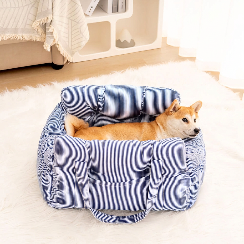 Portable ISOFIX Dog Car Seat Bed with LATCH System - detail image 3 | Petix pet supplies for dogs and cats