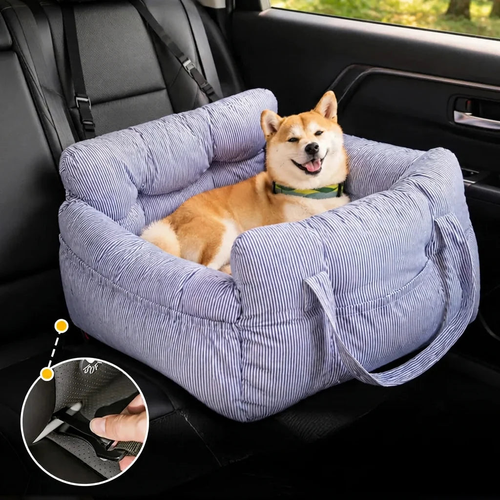Portable ISOFIX Dog Car Seat Bed with LATCH System - detail image 1 | Petix pet supplies for dogs and cats